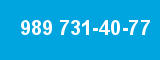 989 731-40-77 989 731-40-77